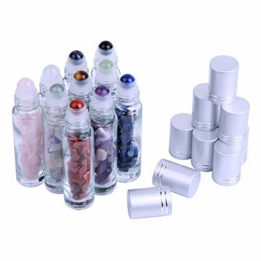 10-Piece Essential Oil Gemstone Roller Bottle Set-Your Soul Place
